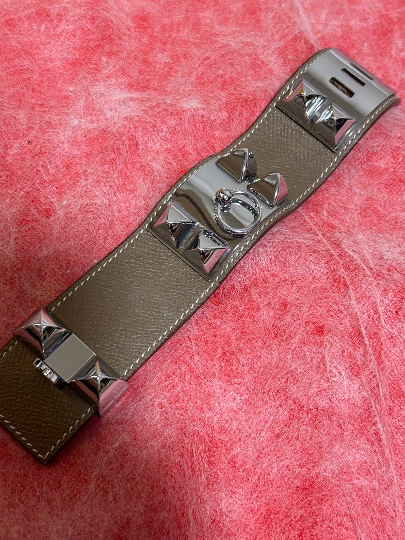 t*u様 刻印あり　スタッズレザー ブレスレット