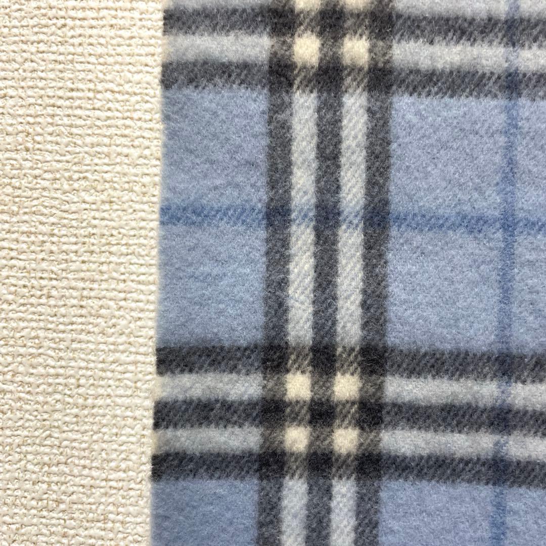希少カラー バーバリー BURBERRY マフラー チェック柄 ウール100%