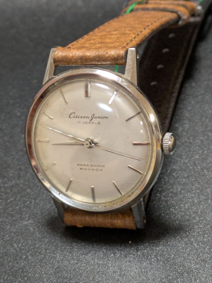 Citzen Junior 手巻き時計 シルバー アンティーク時計
