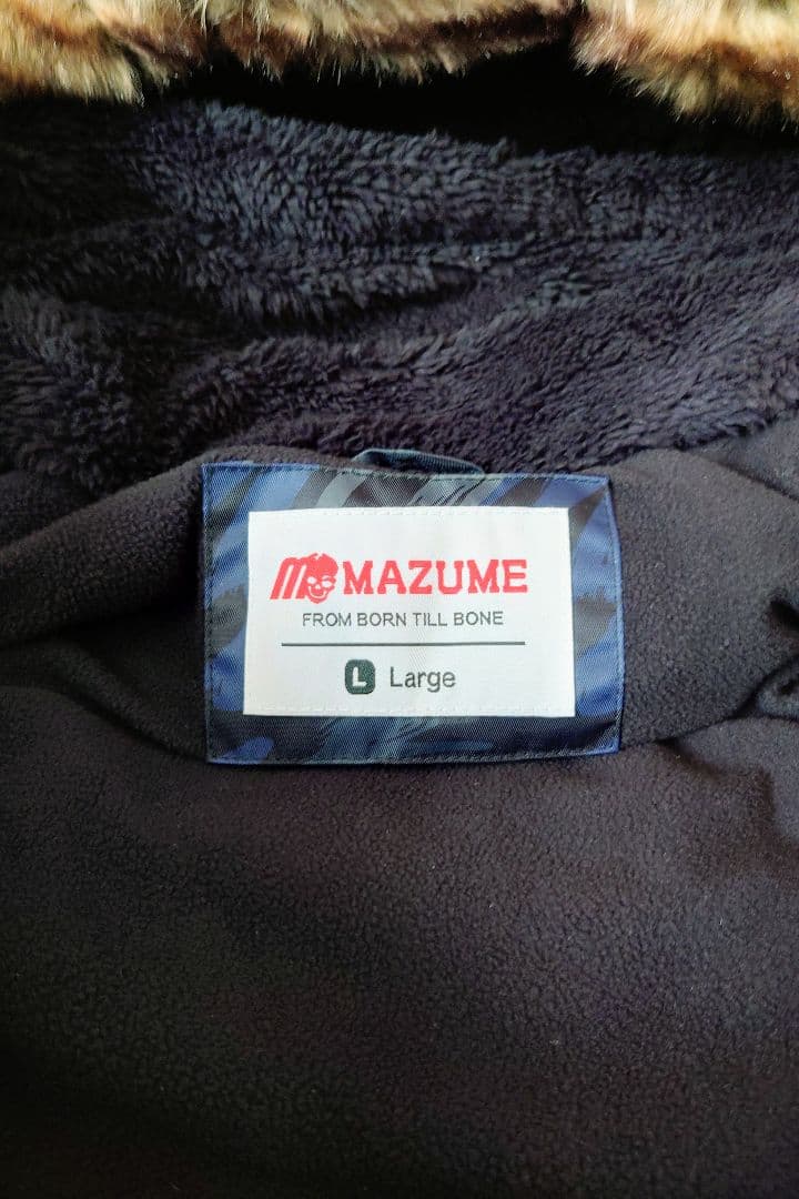 ☆マズメ 防寒ジャケット 黒カモ L 新品 上のみ