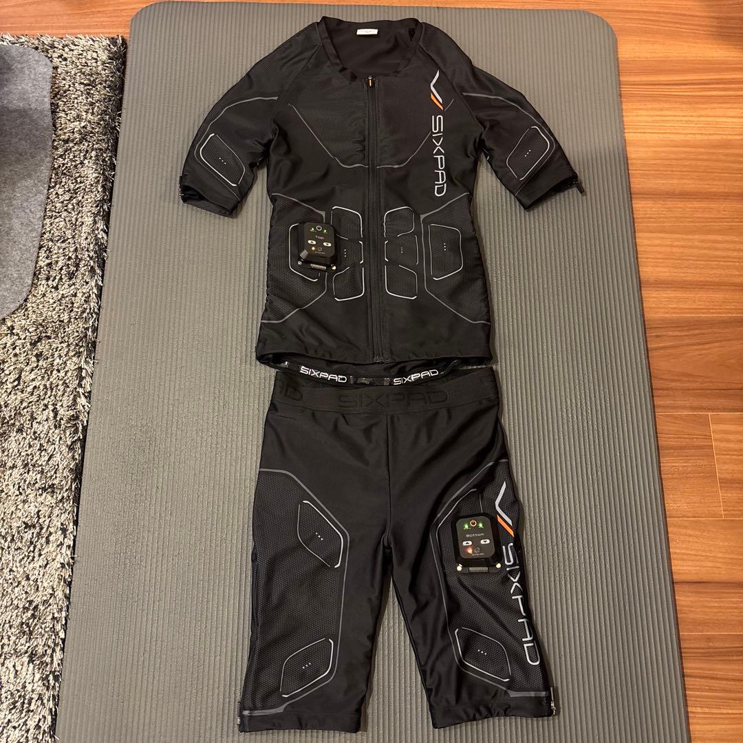 【動確済美品】SIXPAD EMSトレーニングウェア上下 レディースMサイズ