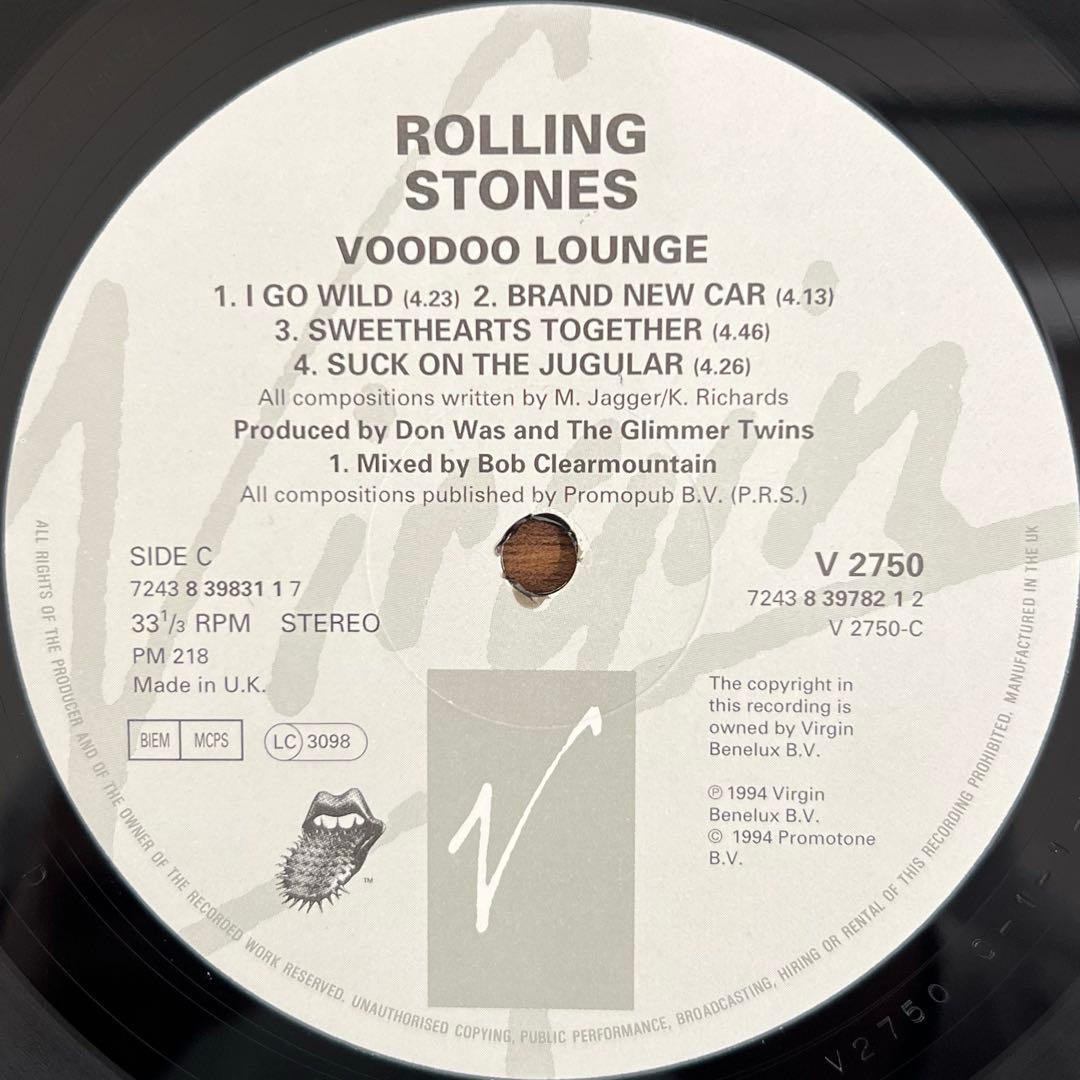 【2LP/EU盤】Rolling Stones / Voodoo Lounge