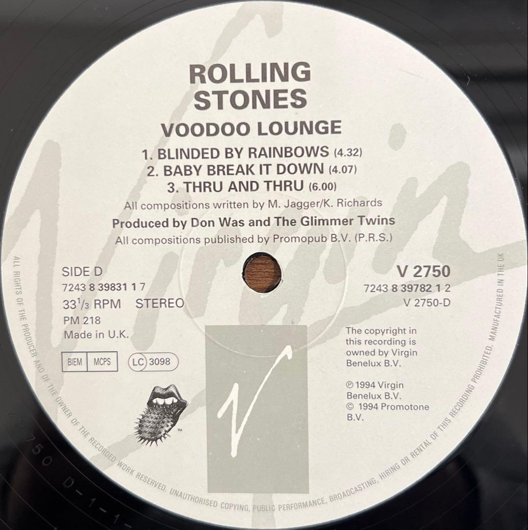 【2LP/EU盤】Rolling Stones / Voodoo Lounge