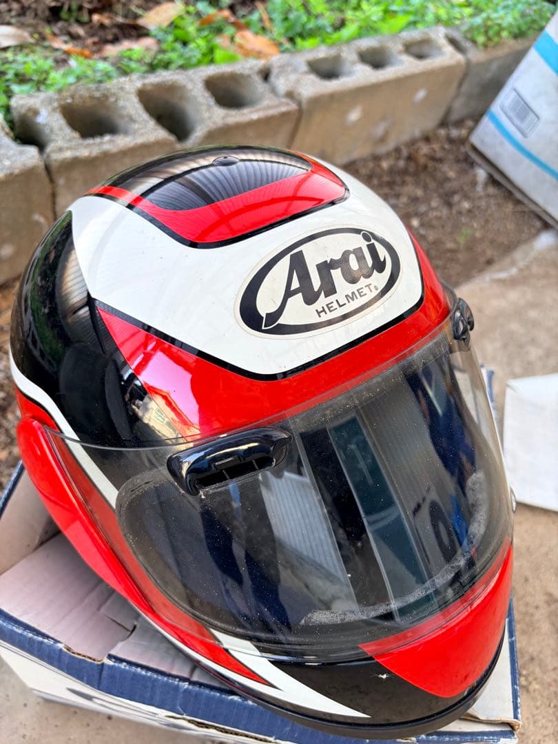 Arai RAPIDE-2フルフェイスヘルメット59.60cm レッド/ブラック