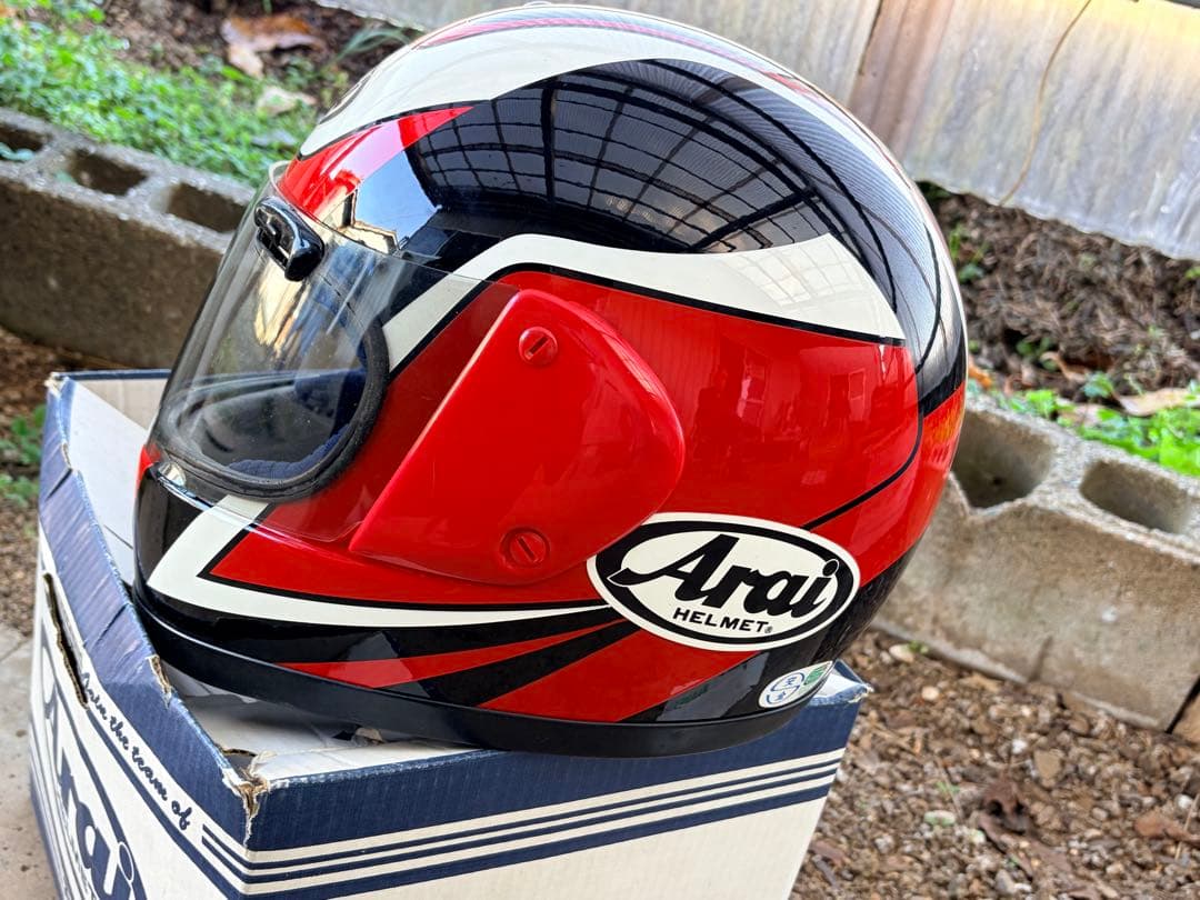 Arai RAPIDE-2フルフェイスヘルメット59.60cm レッド/ブラック