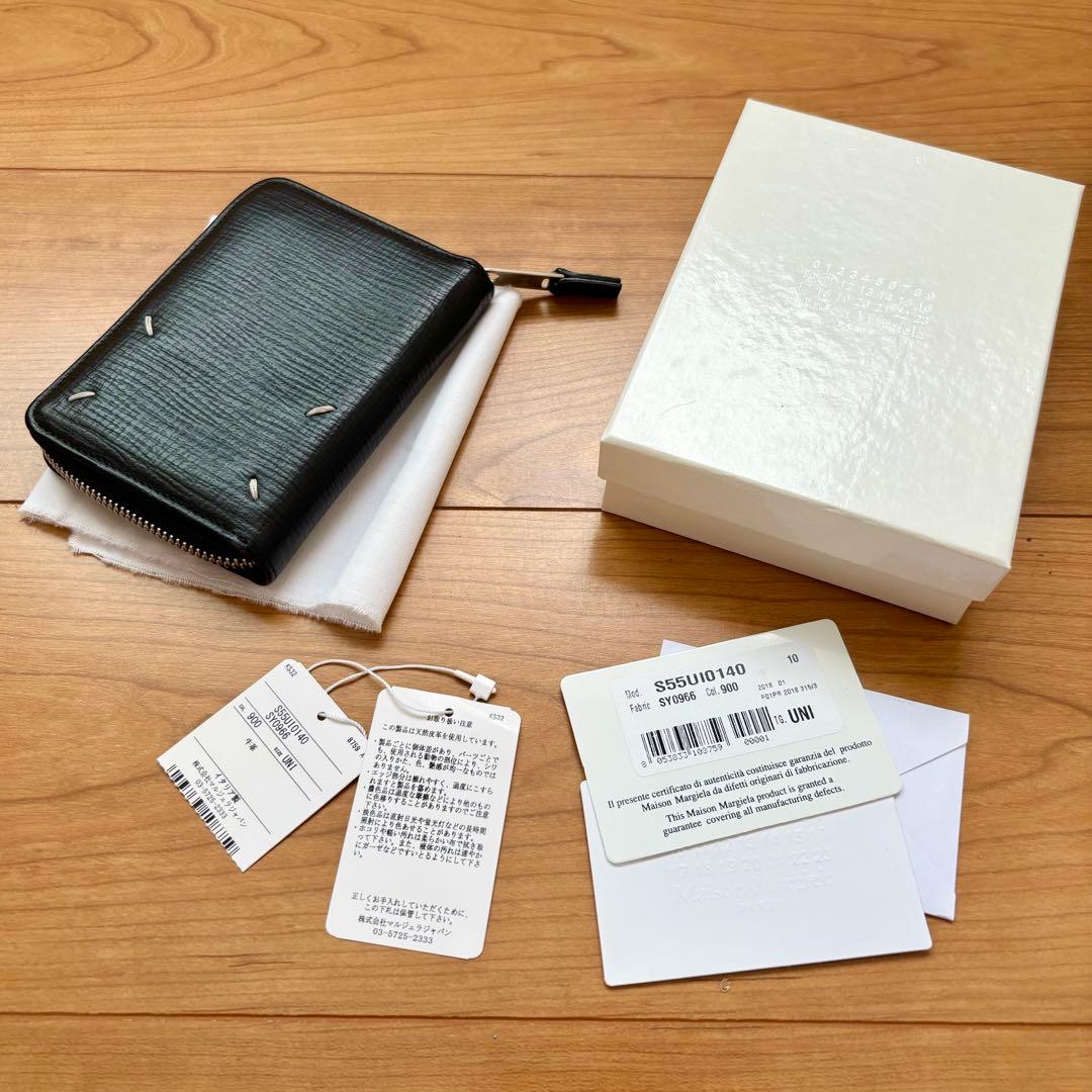まる　メゾンマルジェラ　ラウンドジップウォレット