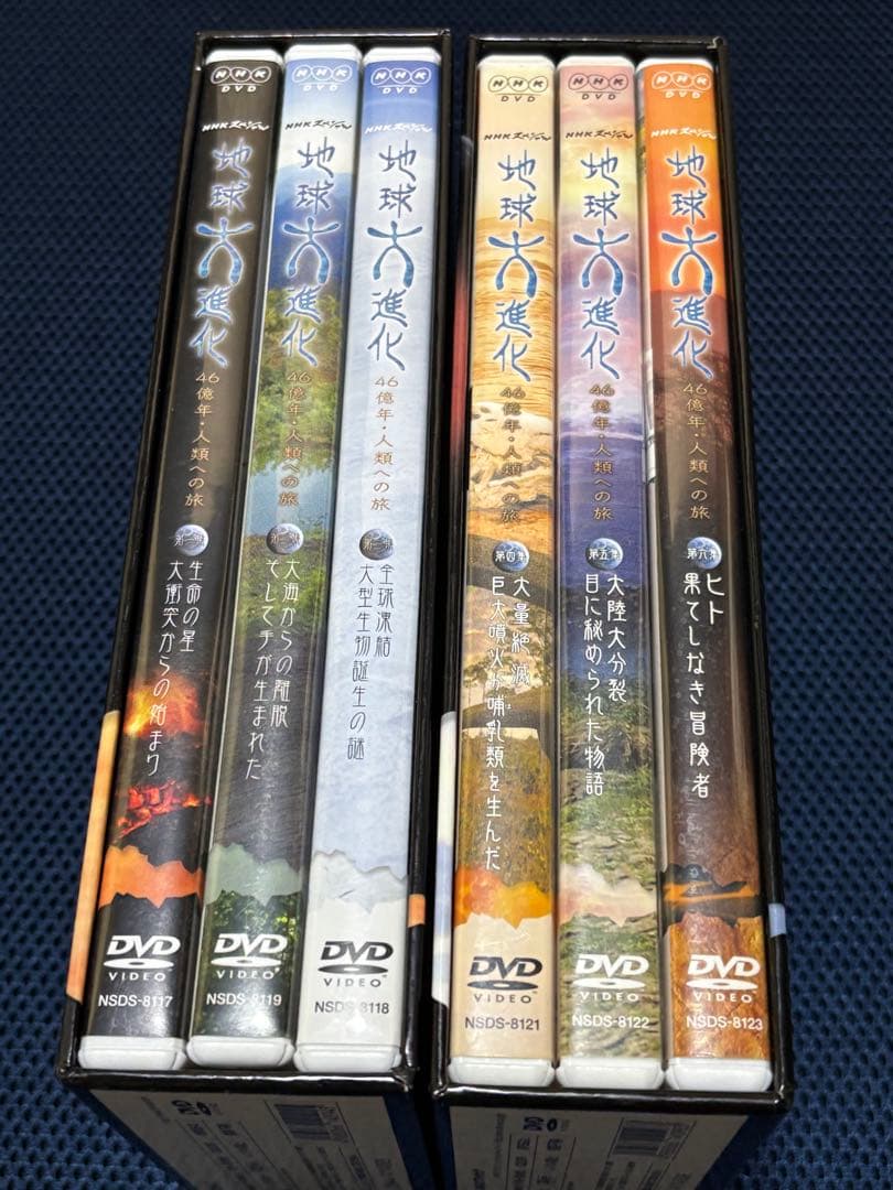 NHKスペシャル　地球大進化　46億年・人類への旅　DVD BOX１、２(6枚)