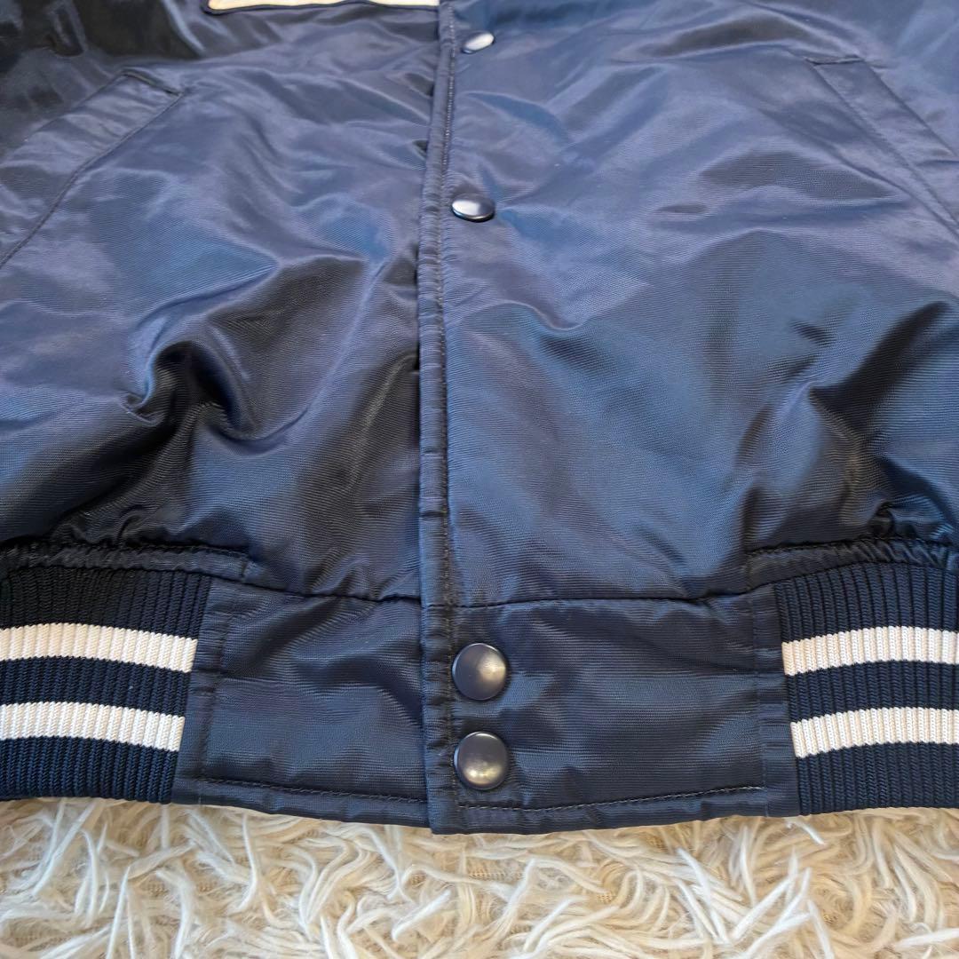 NY ヤンキース MLB 中綿スタジャン 刺繍 ネイビー ジャケット