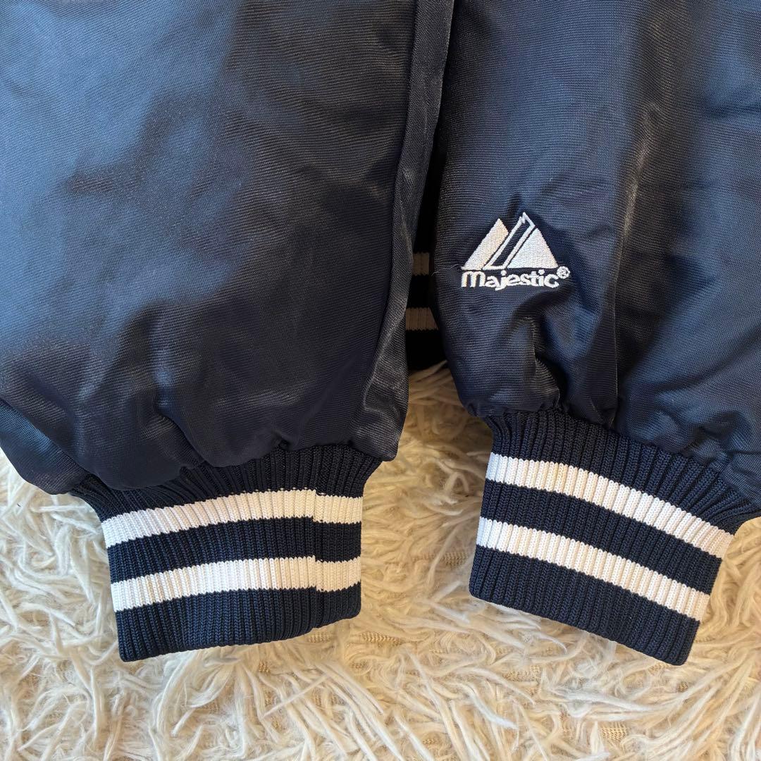 NY ヤンキース MLB 中綿スタジャン 刺繍 ネイビー ジャケット