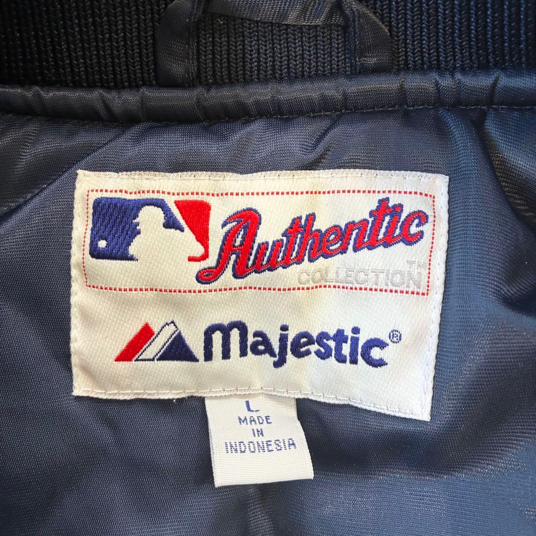 NY ヤンキース MLB 中綿スタジャン 刺繍 ネイビー ジャケット