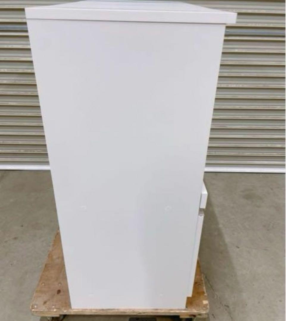 ニトリ ホワイト レンジ台 可動棚付き 幅90