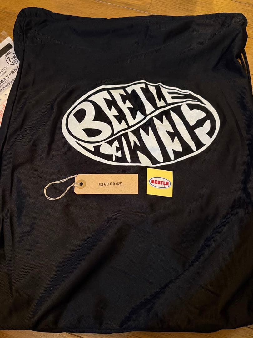 オーシャンビートル　ショーティ4LサイズBEETLE SHORTY4 アイボリー