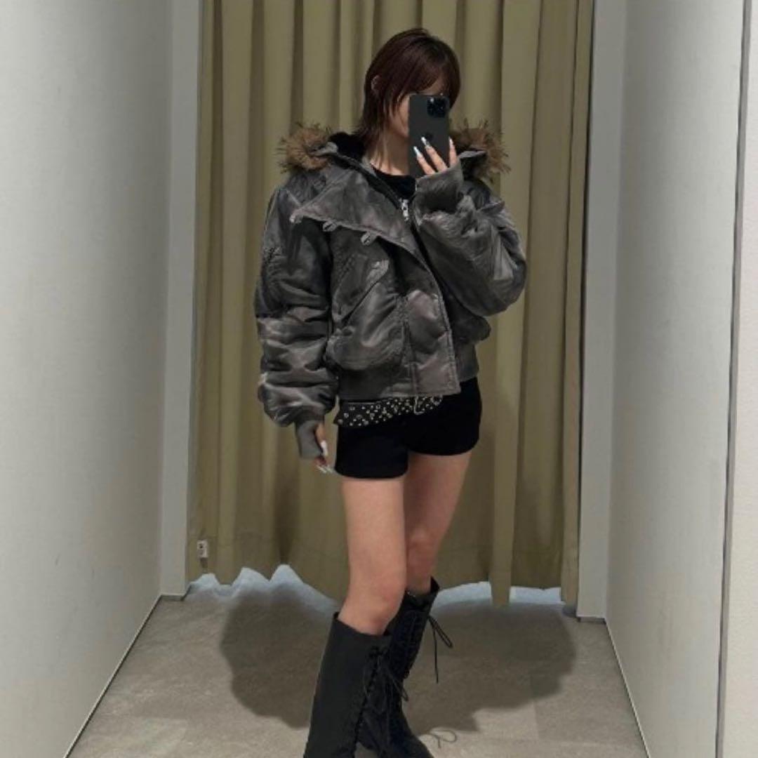 ANDER HUNK Faded N2B Flight Jacket Sサイズ