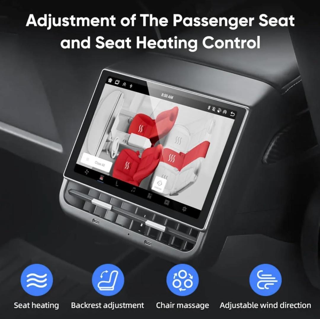 【極美品】テスラ モデル3/Y リアモニター 8.7インチ 後部座席エンタメ