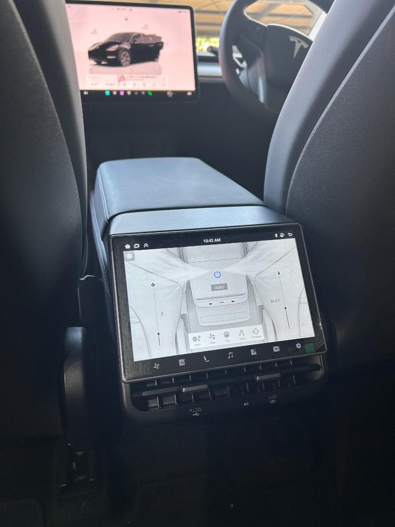 【極美品】テスラ モデル3/Y リアモニター 8.7インチ 後部座席エンタメ