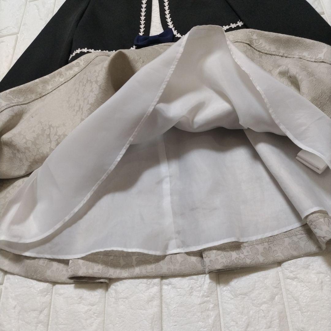 【120】a.v.v セレモニーフォーマル ボレロ ワンピース フラワー リボン