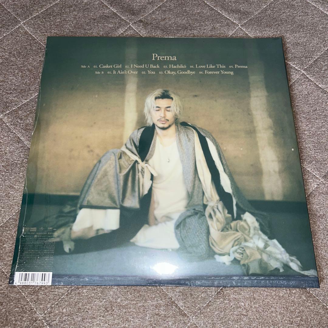 藤井風 ユニバーサルミュージックストア限定 日本盤LPレコード Prema