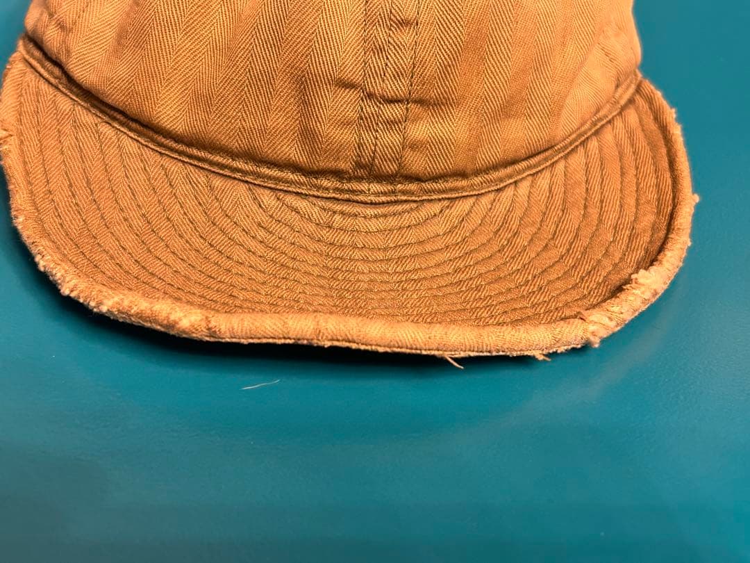 個人装備 WW2 US ARMY AIR FORCE A3 HBT MACHNIC CAP