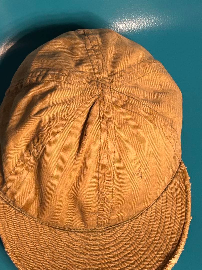 個人装備 WW2 US ARMY AIR FORCE A3 HBT MACHNIC CAP