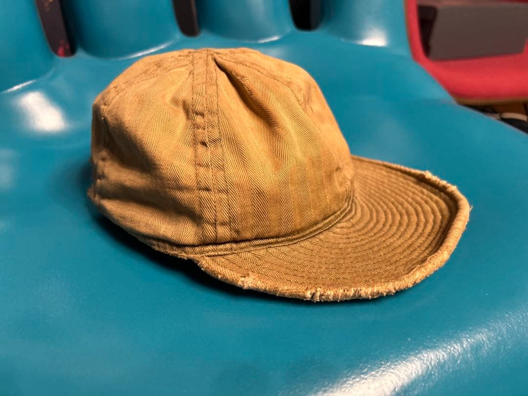 個人装備 WW2 US ARMY AIR FORCE A3 HBT MACHNIC CAP