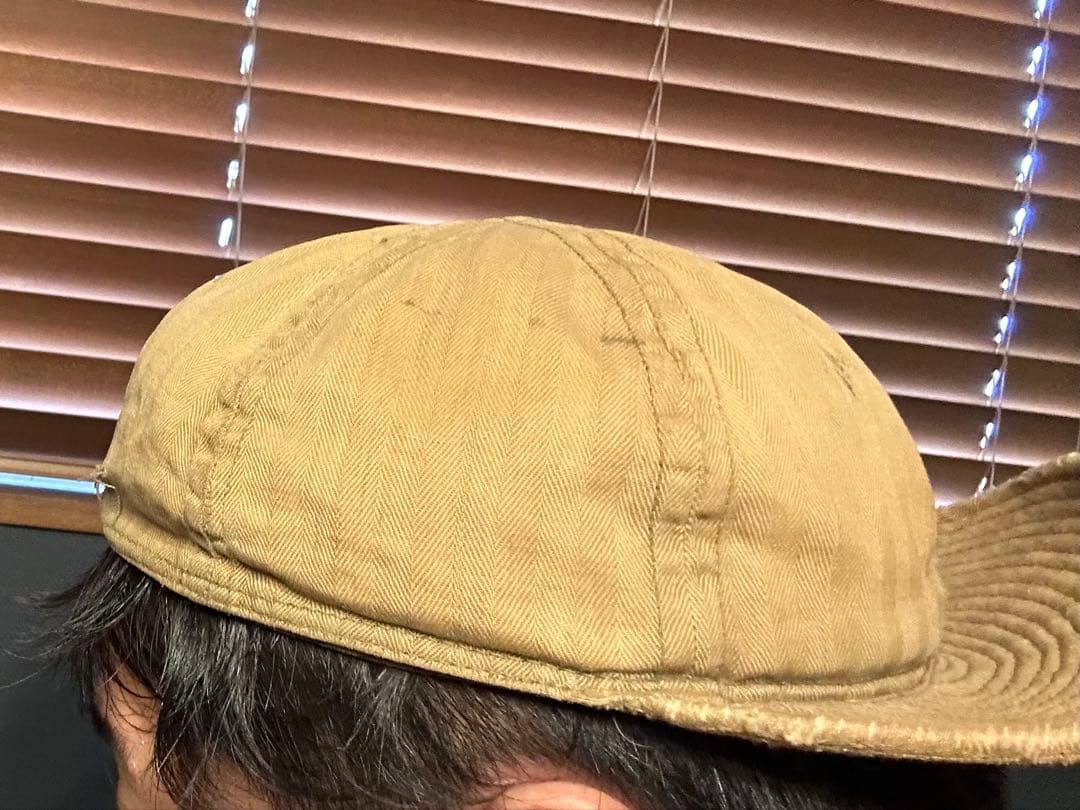 個人装備 WW2 US ARMY AIR FORCE A3 HBT MACHNIC CAP