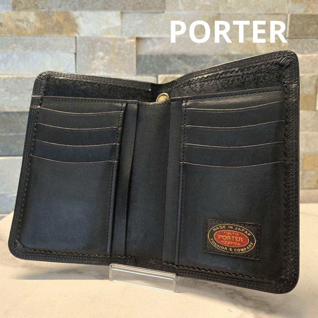PORTER　ポーター　LUMBER　ランバー　レザー　ウォレット　財布