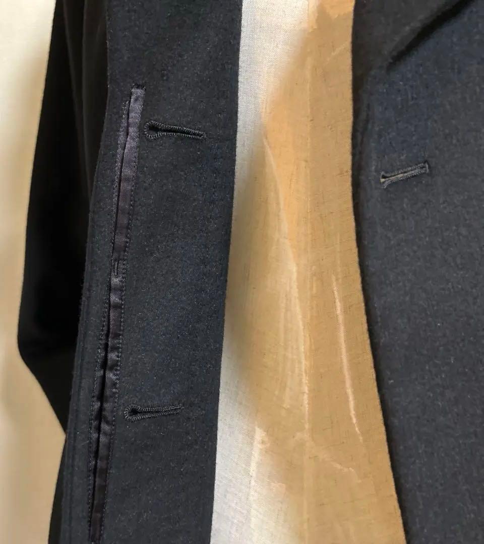 美品 イネド カシミヤ100% ベルト ロング コート 黒 ブラック　9号