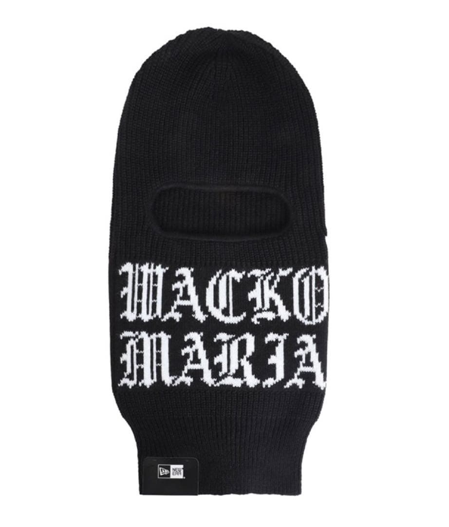 ワコマリア NEW ERA バラクラバ 目出し帽 帽子 キャップ 刺繍 ニット