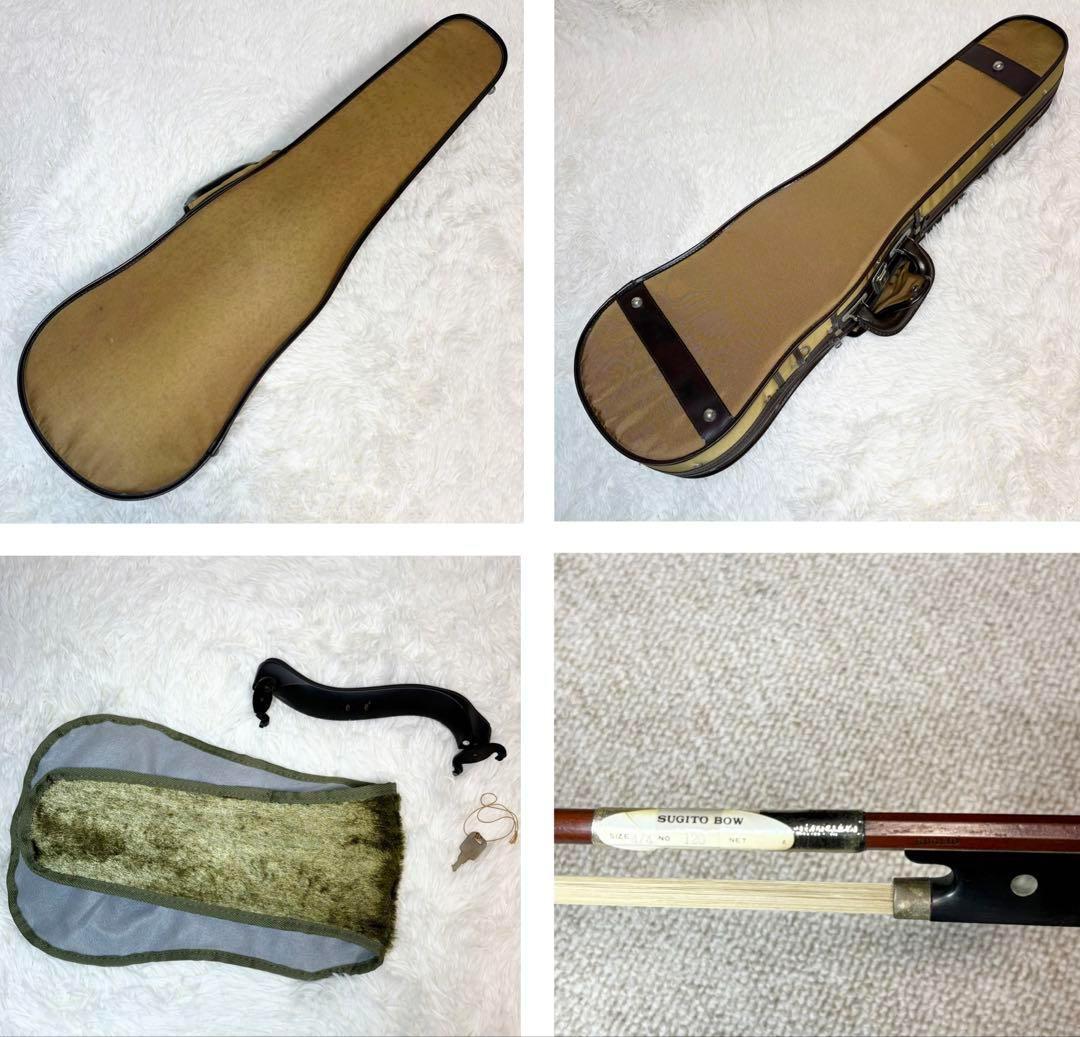 SUZUKI バイオリン No.280 4/4 SUGITO 弓 120 4/4