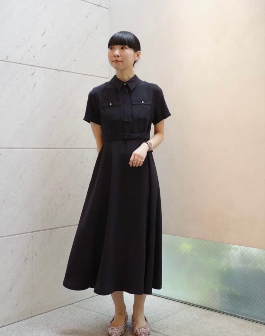 今期ESTNATION2点セット！ワンピース&オールインワン36ネイビー