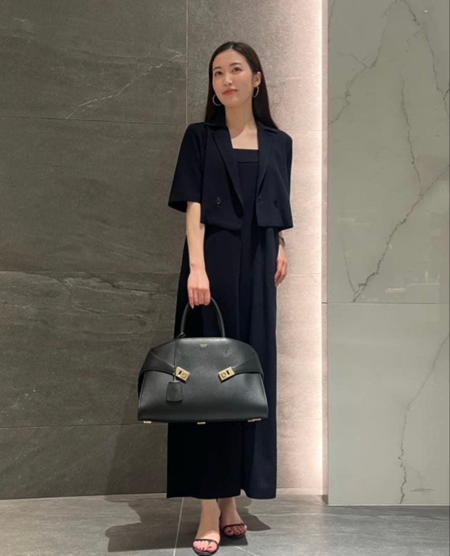 今期ESTNATION2点セット！ワンピース&オールインワン36ネイビー