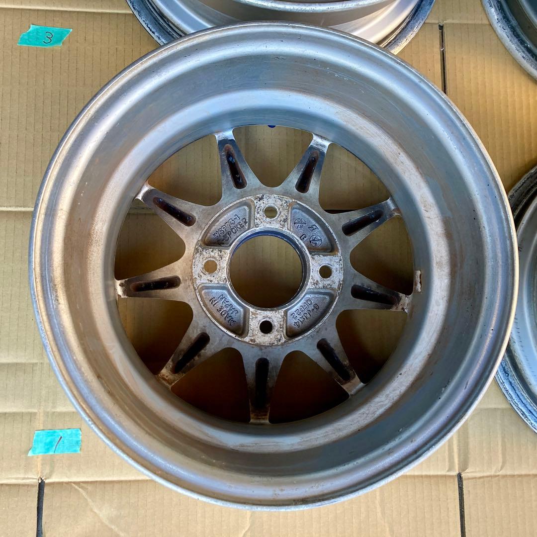 【青い靴】 ブリジストン R-SPOKE2 6J 14インチ AE86 旧車