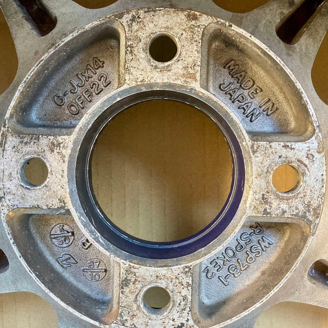 【青い靴】 ブリジストン R-SPOKE2 6J 14インチ AE86 旧車