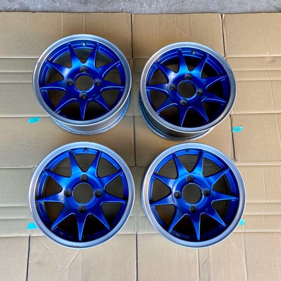 【青い靴】 ブリジストン R-SPOKE2 6J 14インチ AE86 旧車