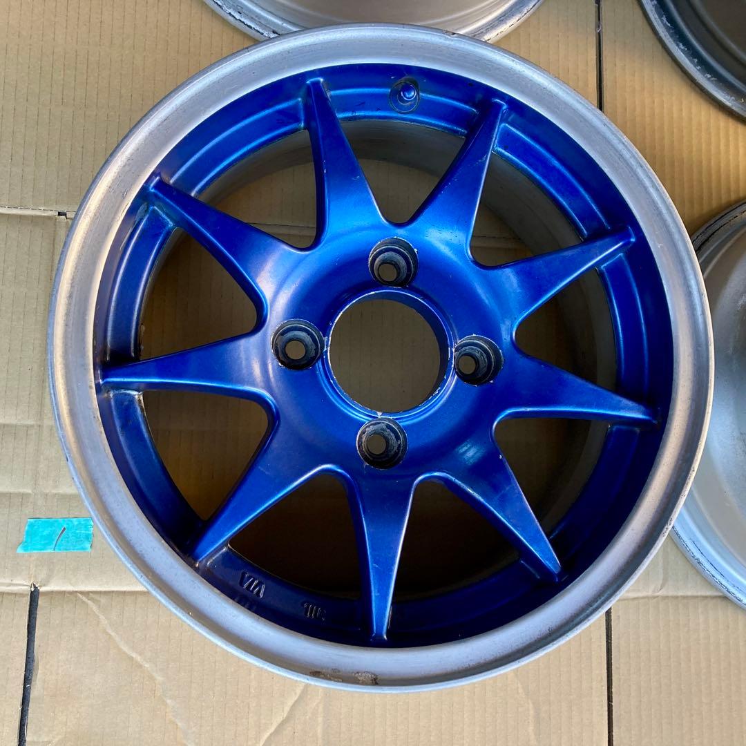【青い靴】 ブリジストン R-SPOKE2 6J 14インチ AE86 旧車