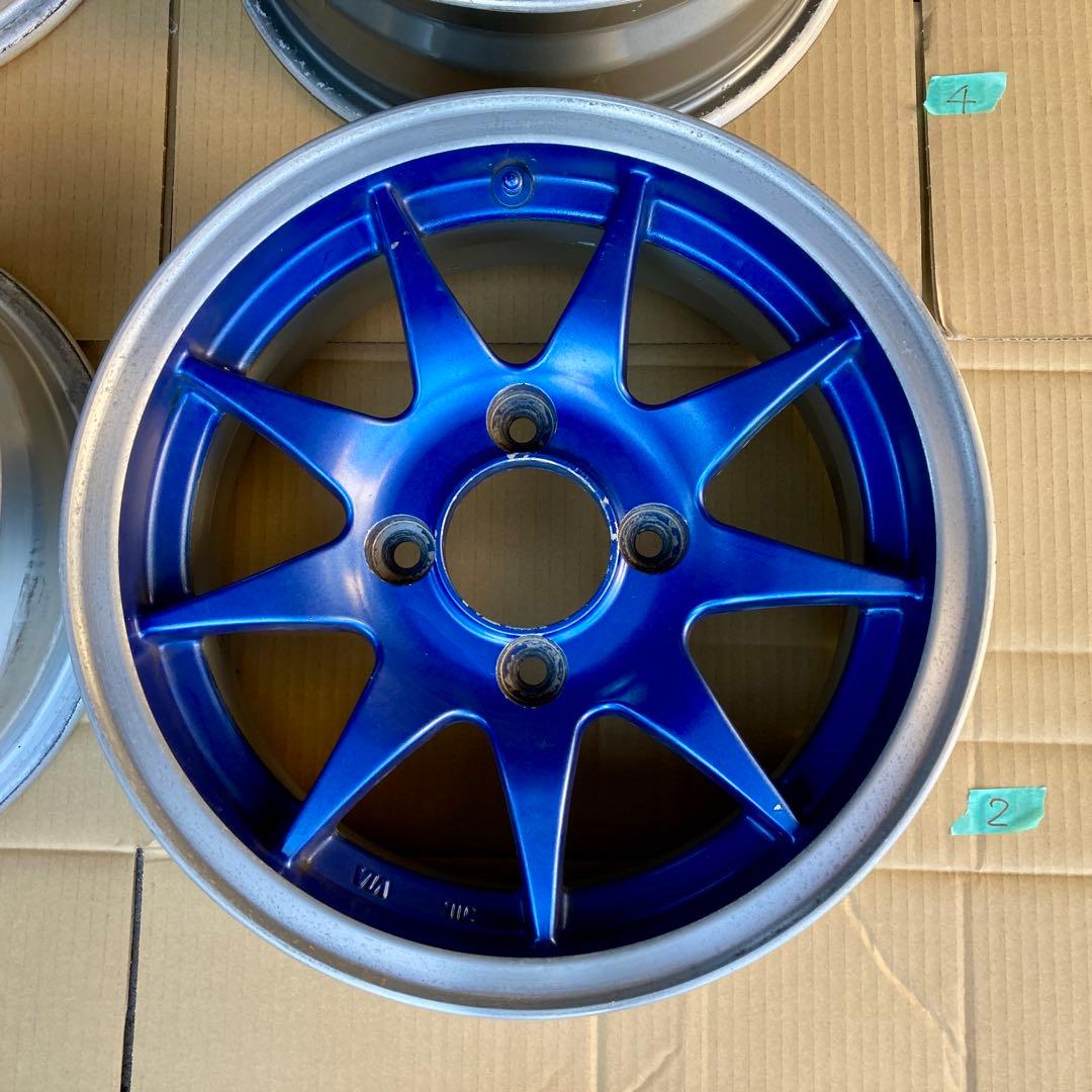 【青い靴】 ブリジストン R-SPOKE2 6J 14インチ AE86 旧車
