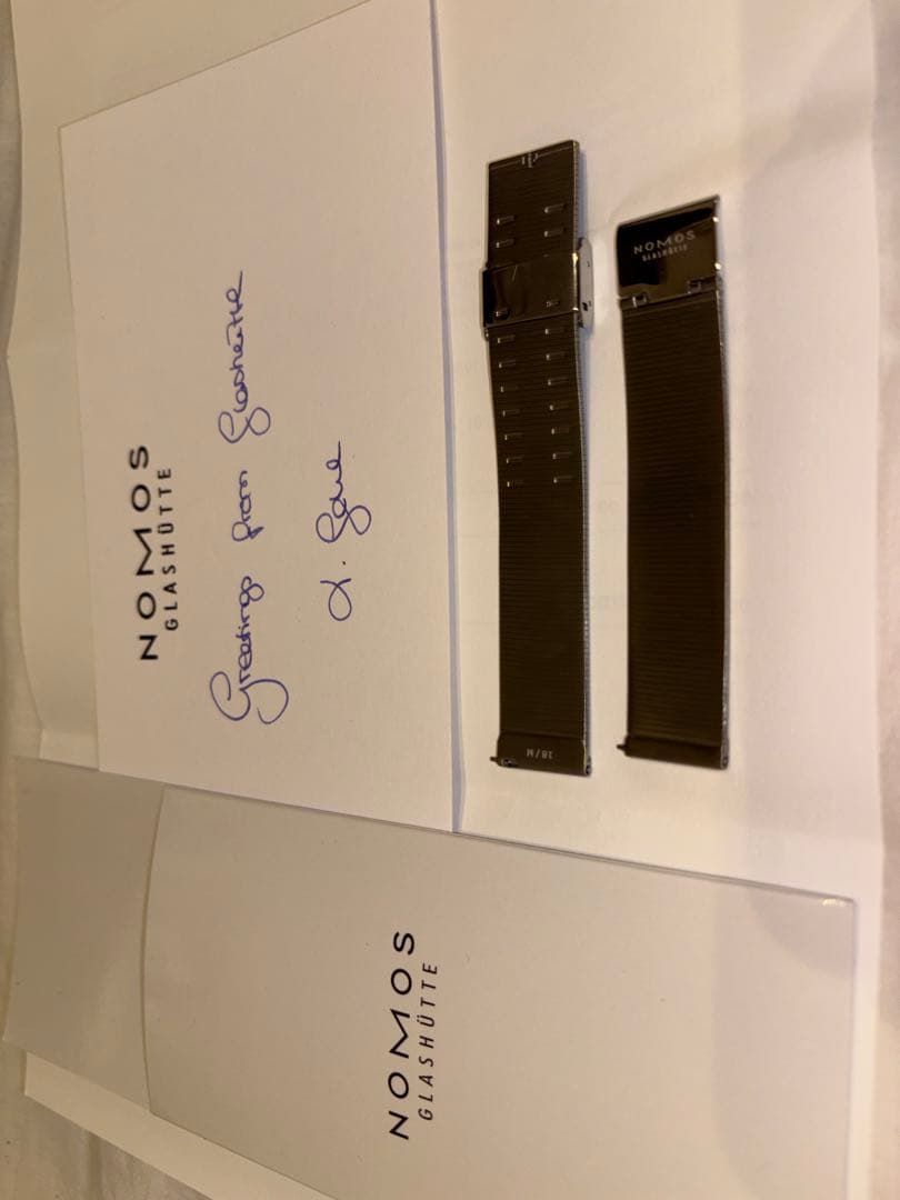NOMOS メタルブレスレット　18mm Mサイズ　未使用品　nomos ノモス