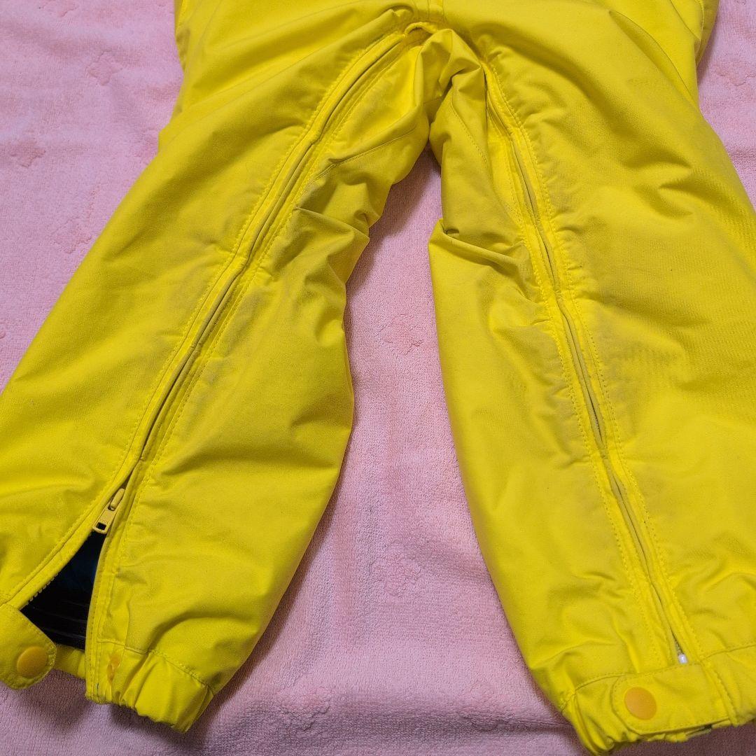 モンベル　110cm パウダー　カバーオール　雪　イエロー