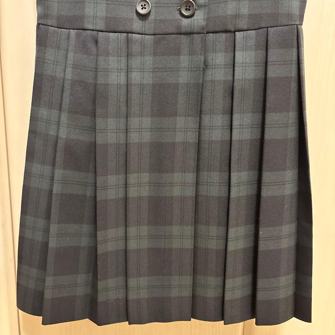 グリーンレーベルリラクシング　卒園式　入学式　チェック　ワンピース　フォーマル