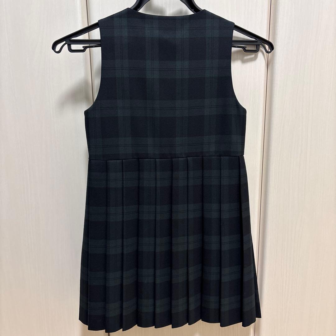 グリーンレーベルリラクシング　卒園式　入学式　チェック　ワンピース　フォーマル