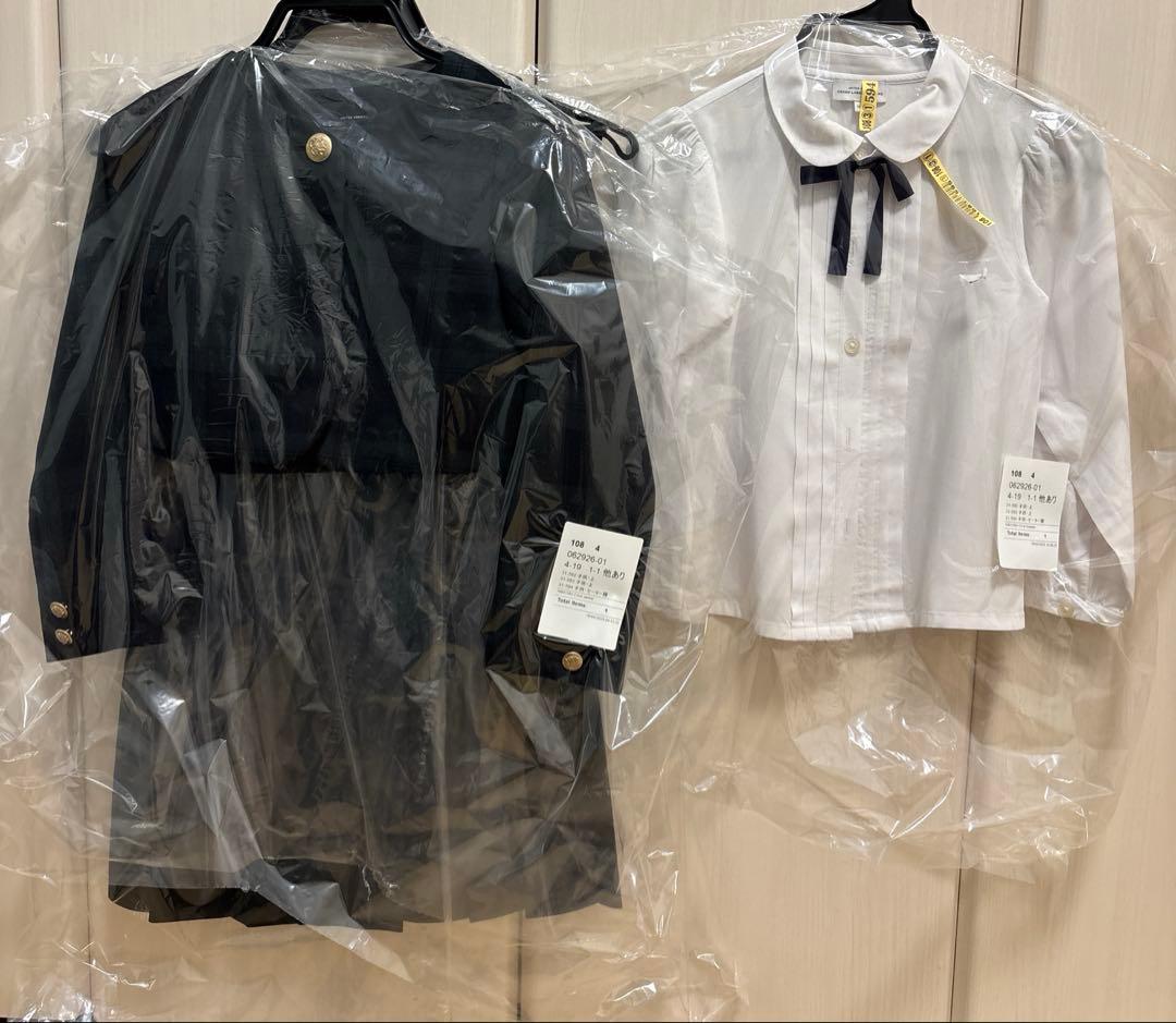 グリーンレーベルリラクシング　卒園式　入学式　チェック　ワンピース　フォーマル