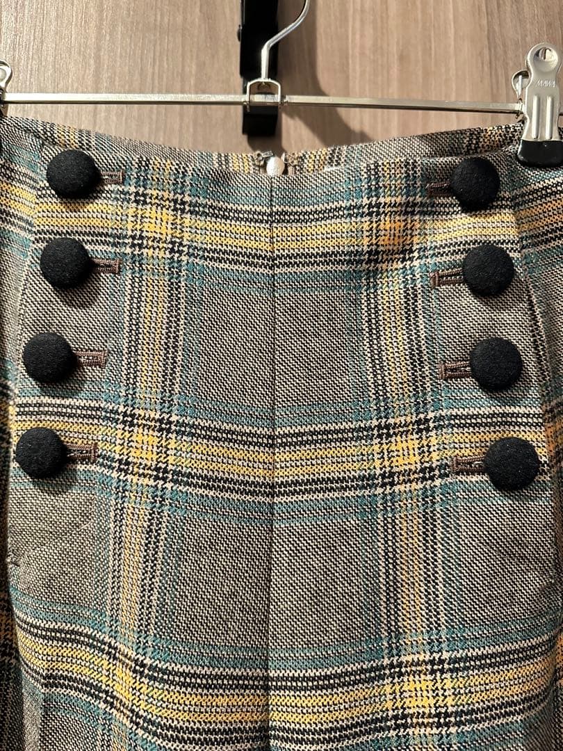 【限定お値下げ】【新品未使用】ボーダーズアットバルコニー　チェックパンツ　38