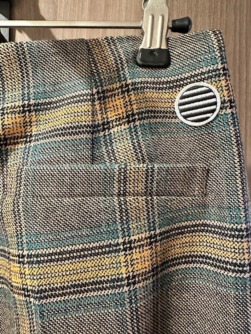 【限定お値下げ】【新品未使用】ボーダーズアットバルコニー　チェックパンツ　38