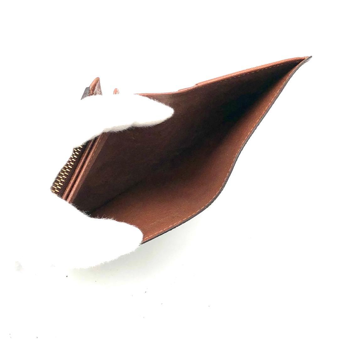 ルイヴィトン モノグラム トレゾール 二つ折り財布ブラウン レディース