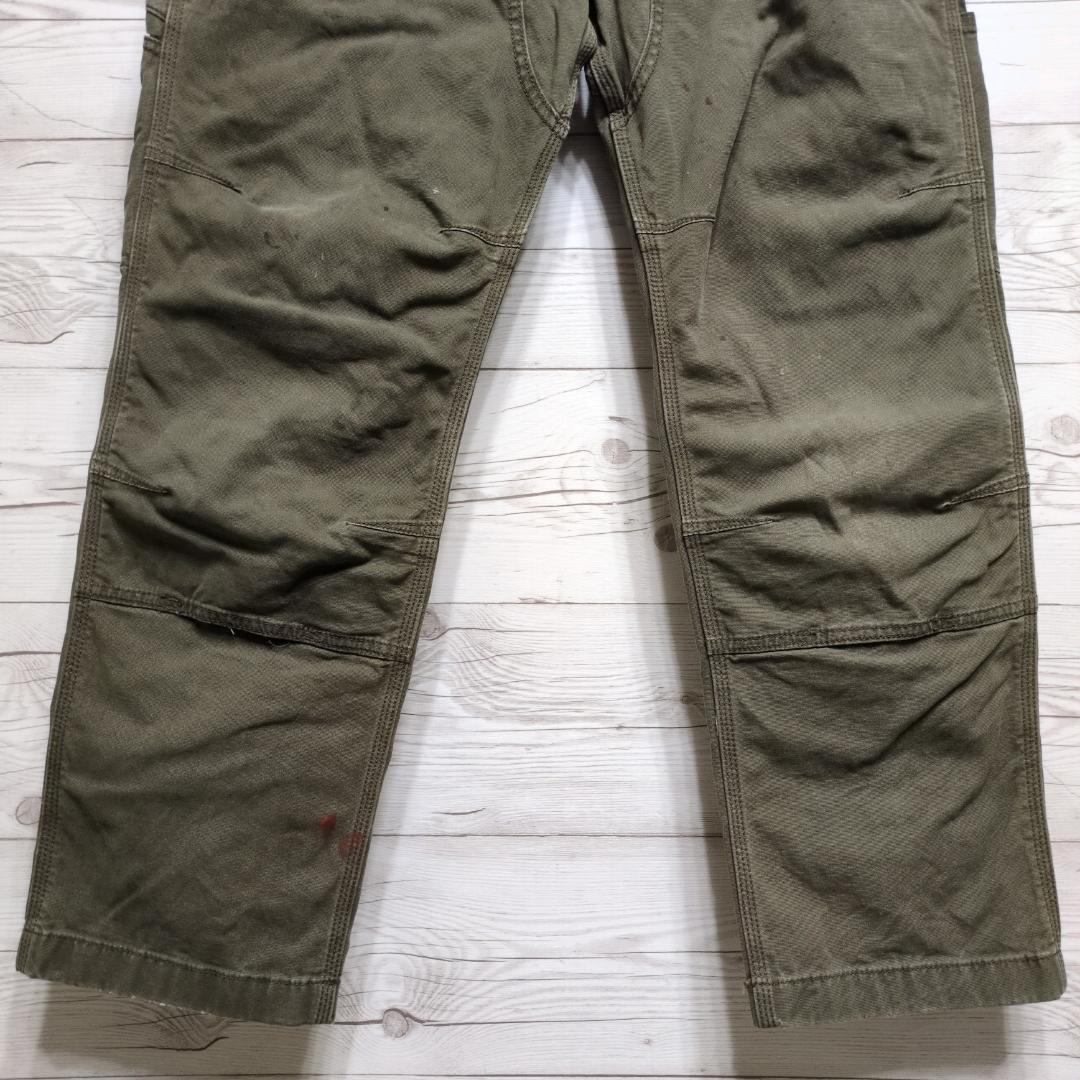 カーハート ダブルニー ペインターパンツ ダック W32 モスグリーン MOS