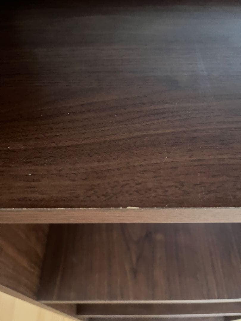 ゴン太のママ学習デスクのラック・堀田木工所　ウォールナット