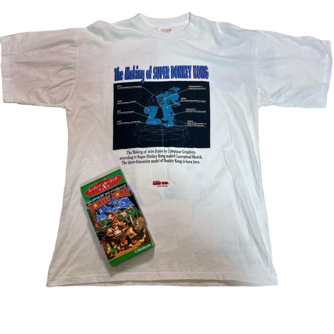 希少　スーパードンキーコング　非売品Tシャツ　フリーサイズ