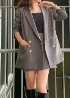 新品未使用★ウールライクジャケット　グレー