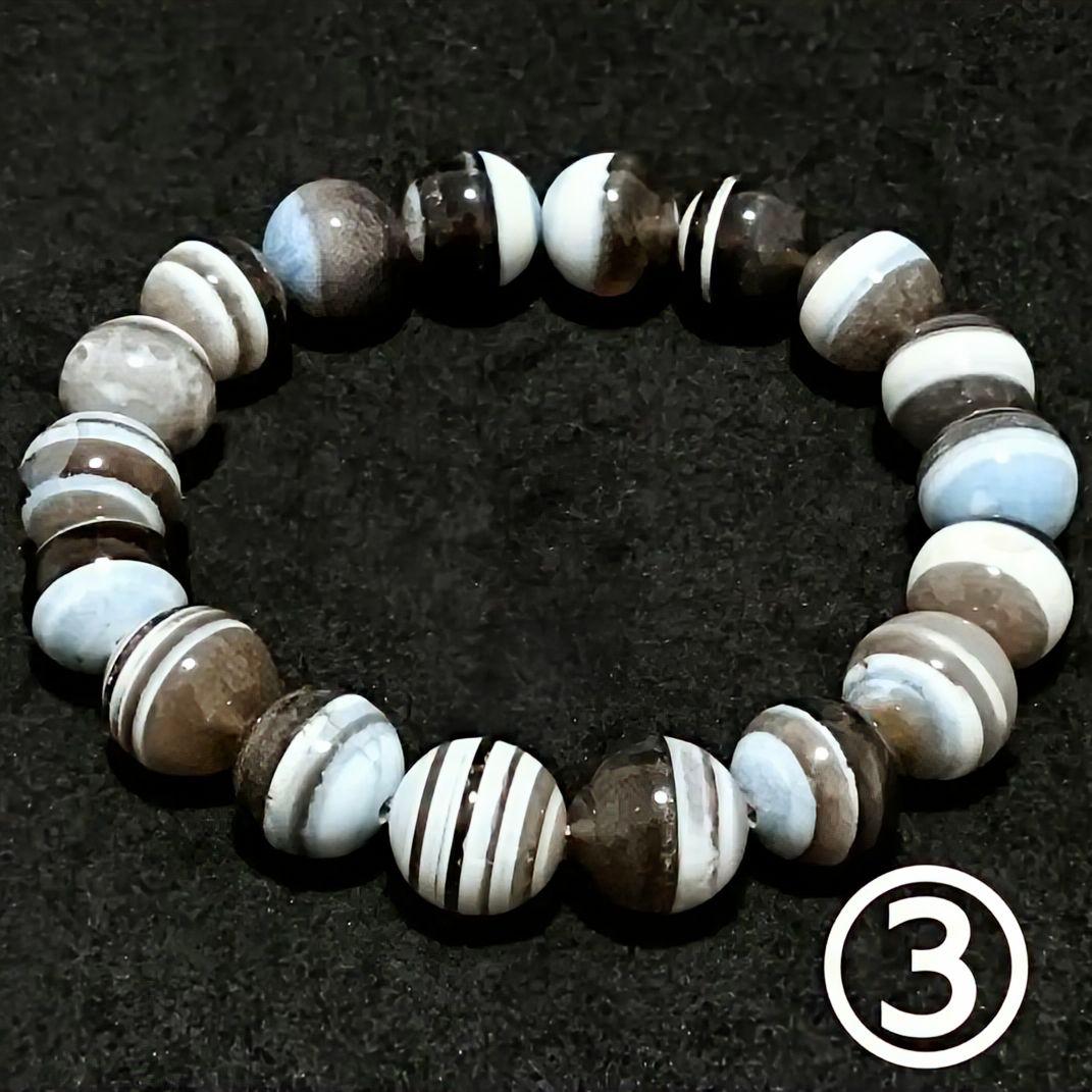 ★(ポメラブ！)デザートオパール 12ミリ珠 ブレスレット③(SA)