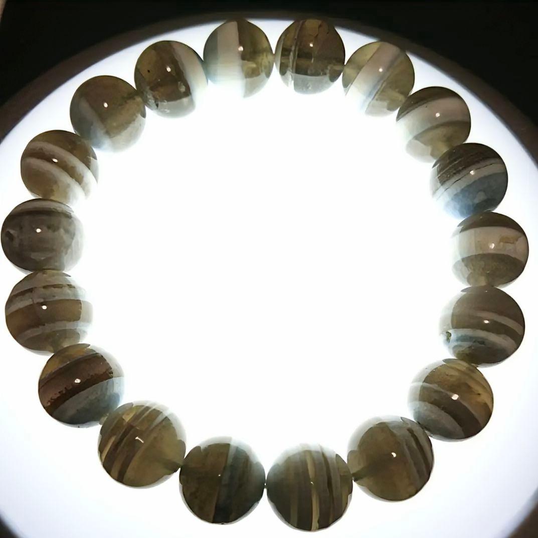 ★(ポメラブ！)デザートオパール 12ミリ珠 ブレスレット③(SA)